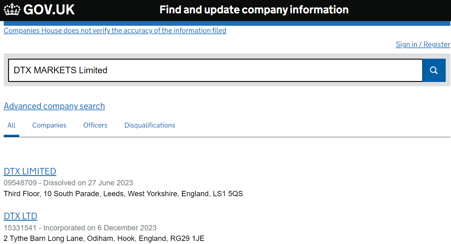 英国工商局（Companies House）