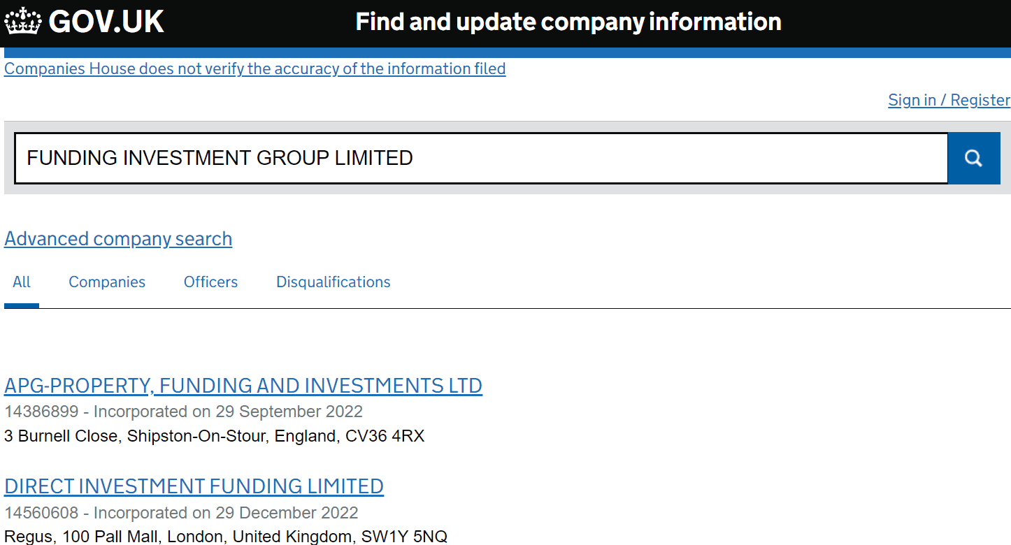 英国工商局（Companies House）