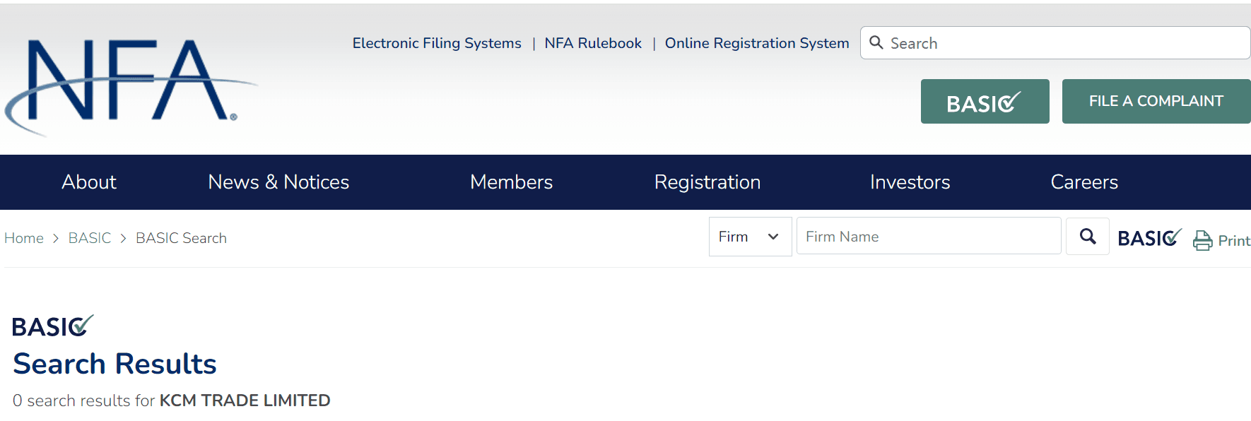 美国全国期货协会（NFA）