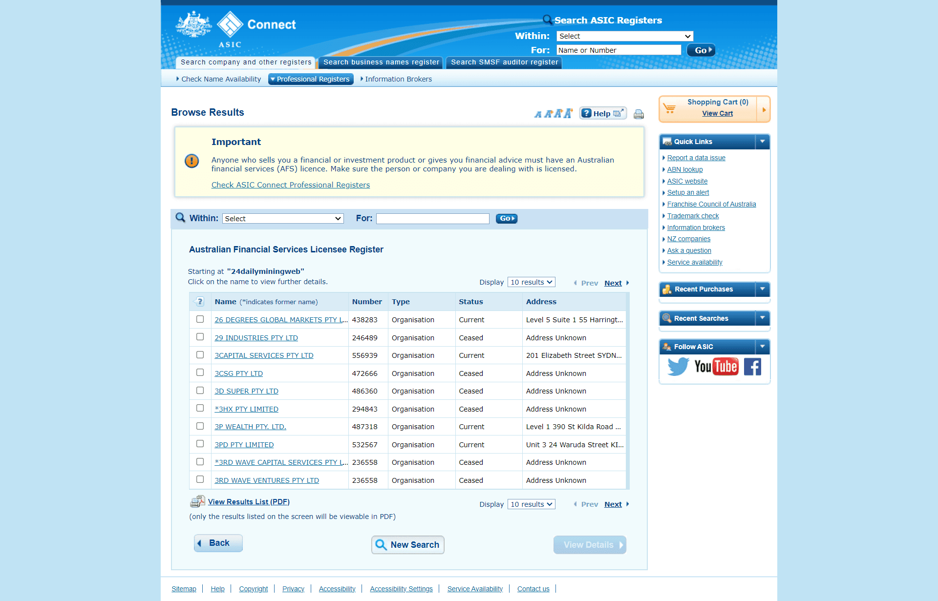 澳大利亚证券和投资委员会（ASIC）