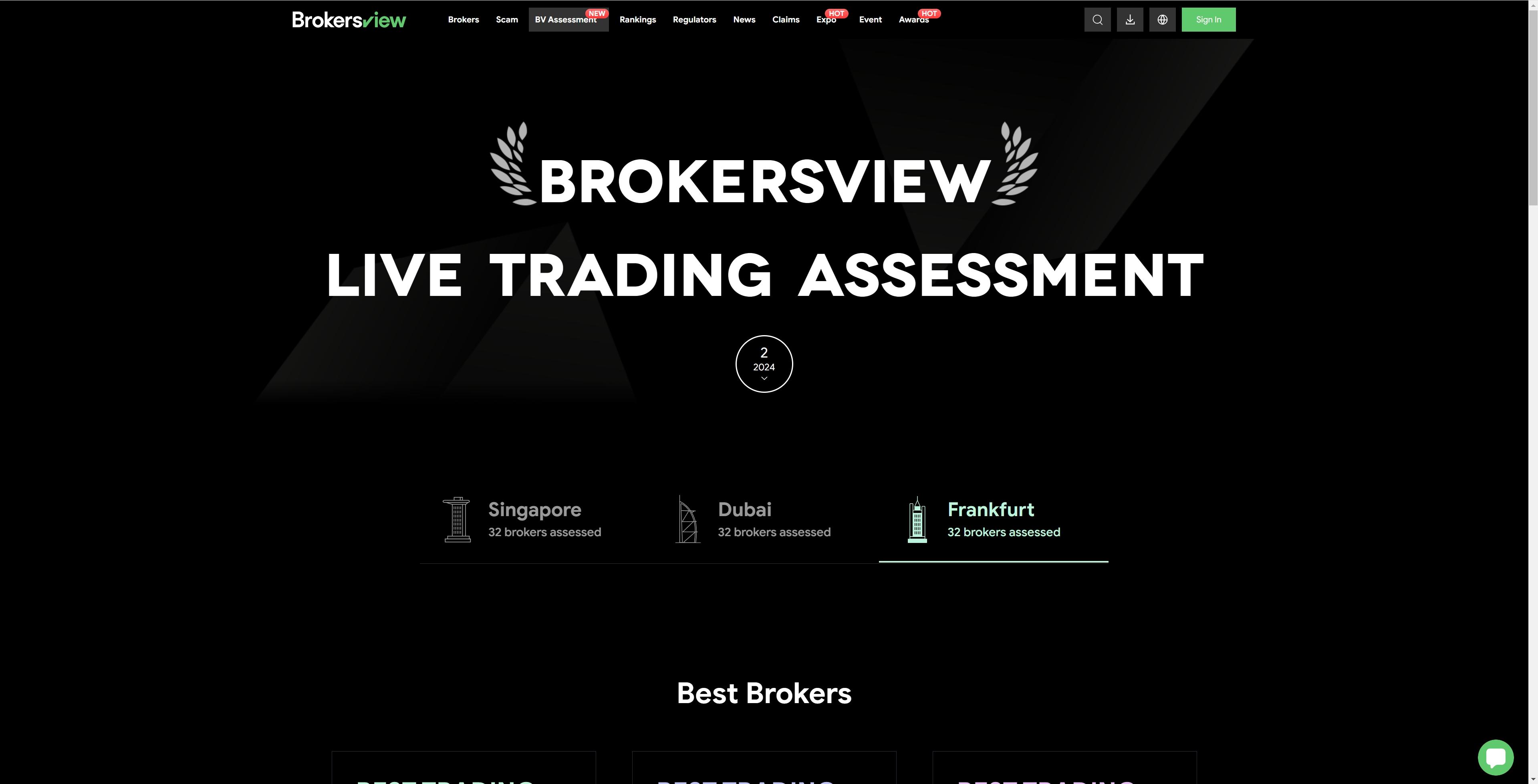 BrokersView Live Trading Assessment