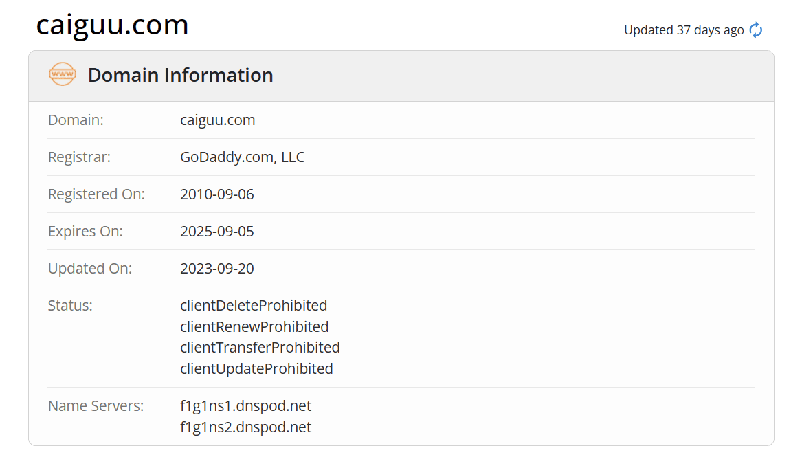 财股网whois.com域名年限数据