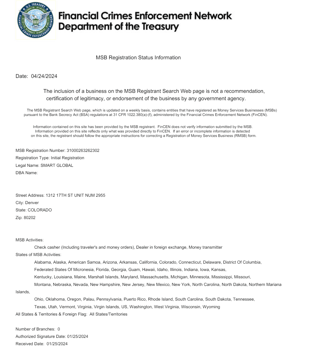 美国金融犯罪执法网络（FinCEN）