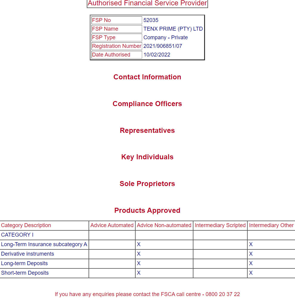 南非金融部门行为监管局(FSCA)