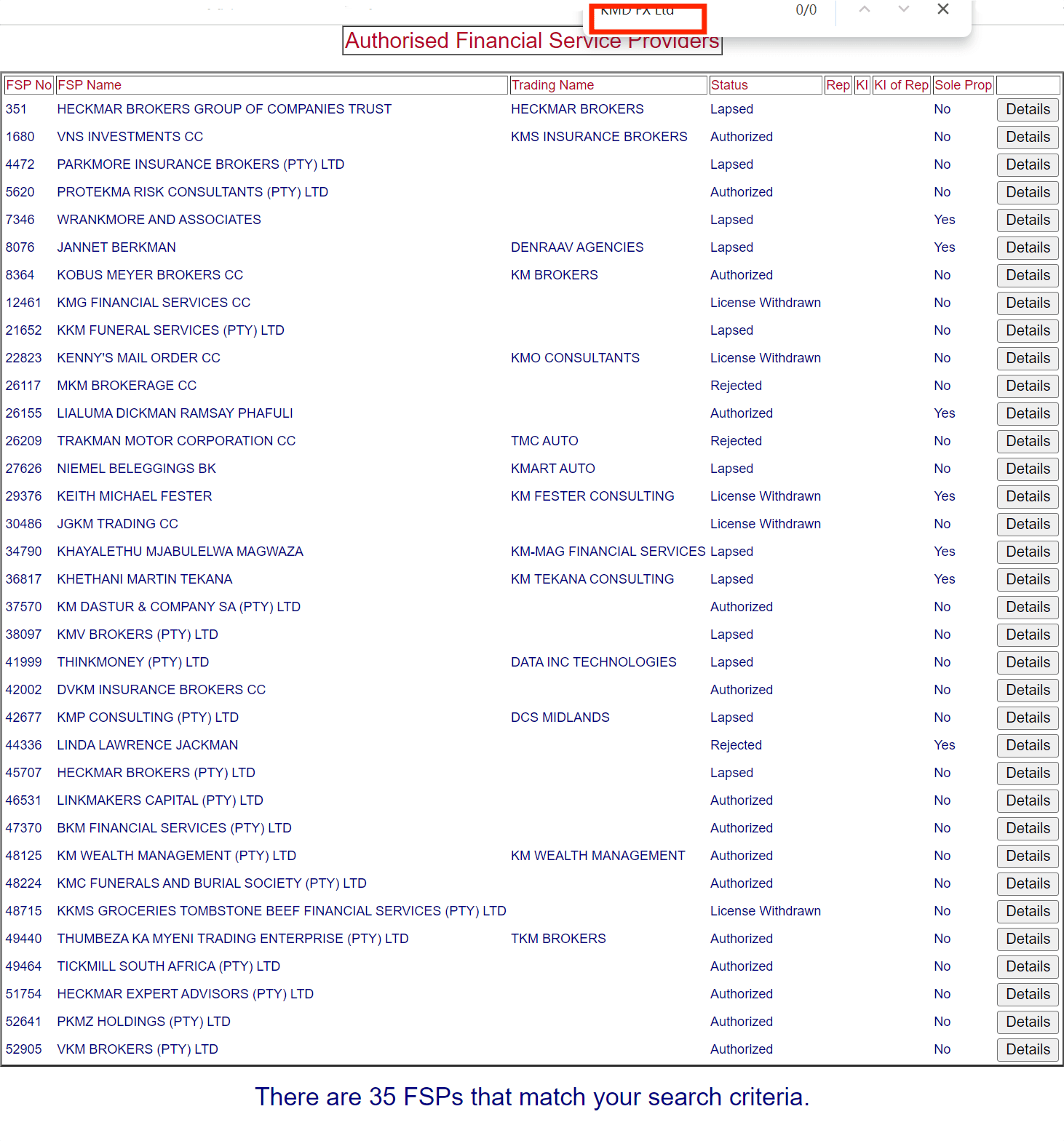 南非金融部门行为监管局(FSCA)