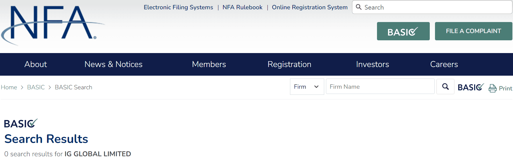 美国全国期货协会（NFA）