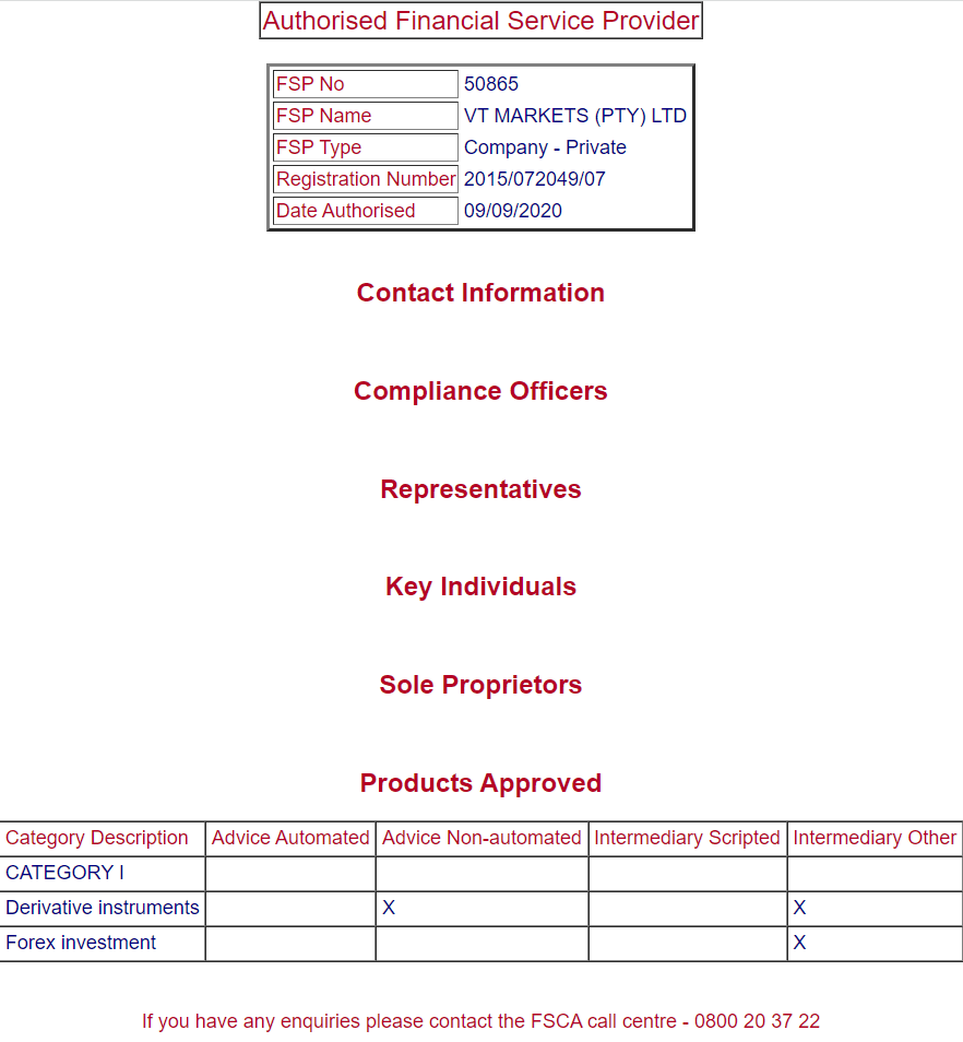 南非金融部门行为监管局 (FSCA)