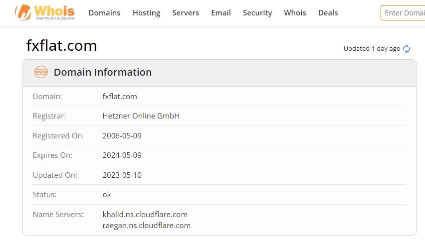FXFlat Whois注册
