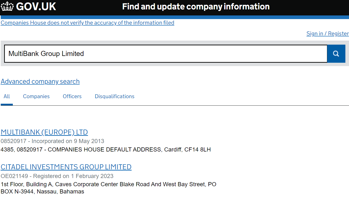 英国工商局（Companies House）