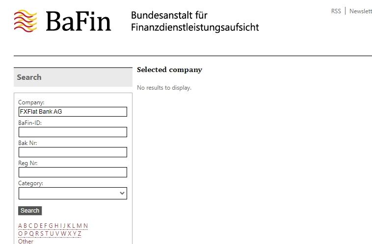 FXFlat BaFin查询