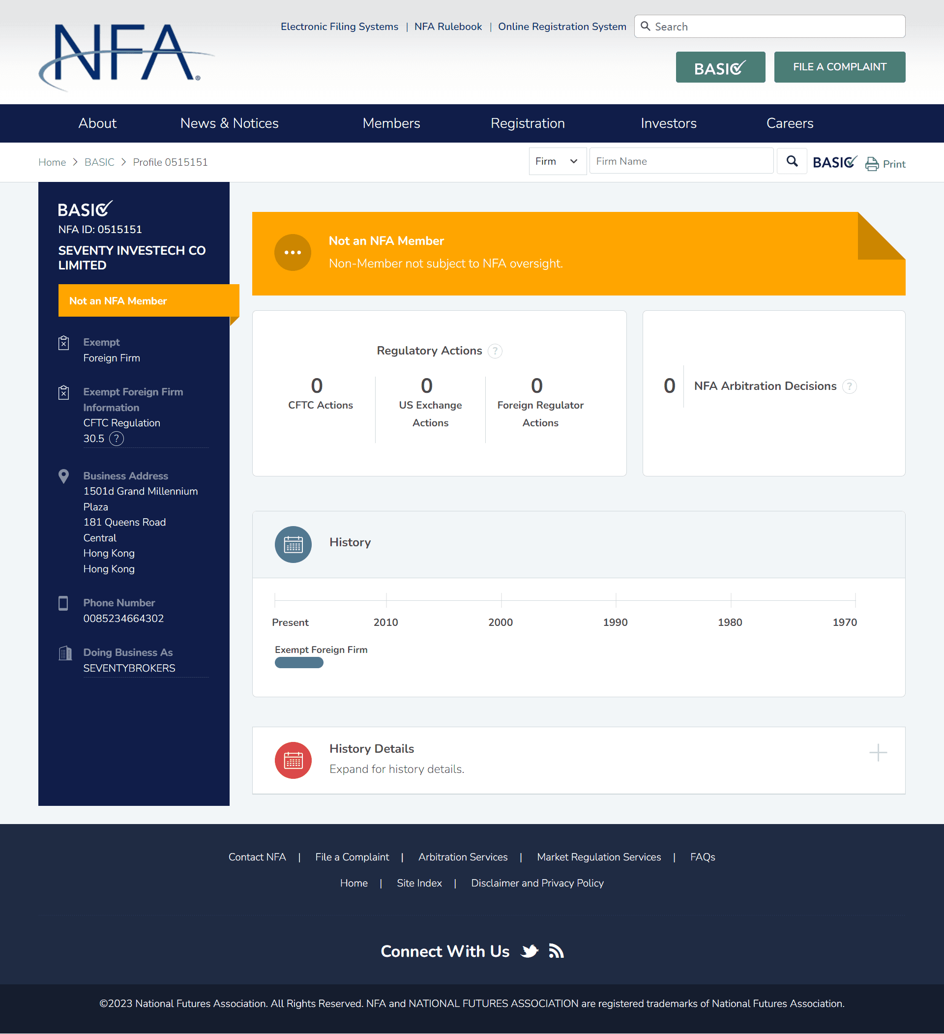 美国全国期货协会(NFA)