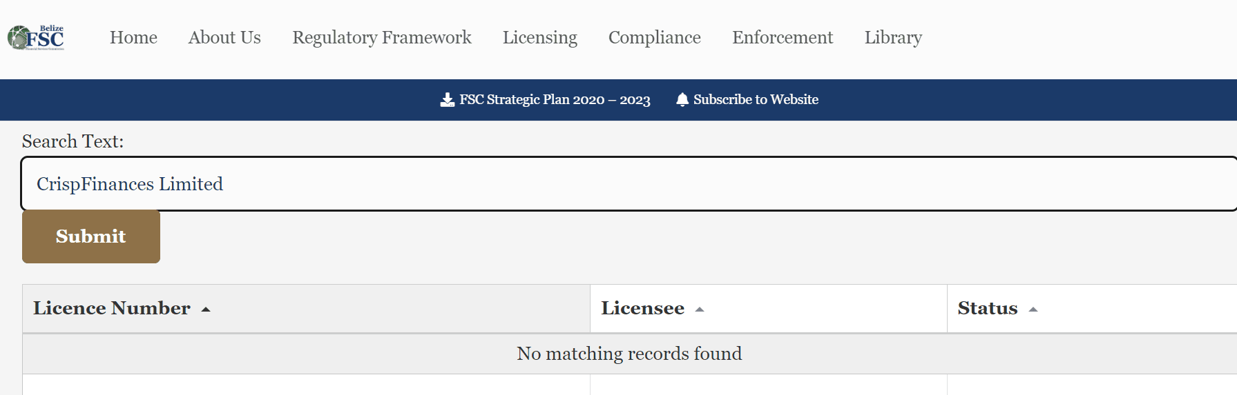 伯利兹金融服务委员会(FSC)