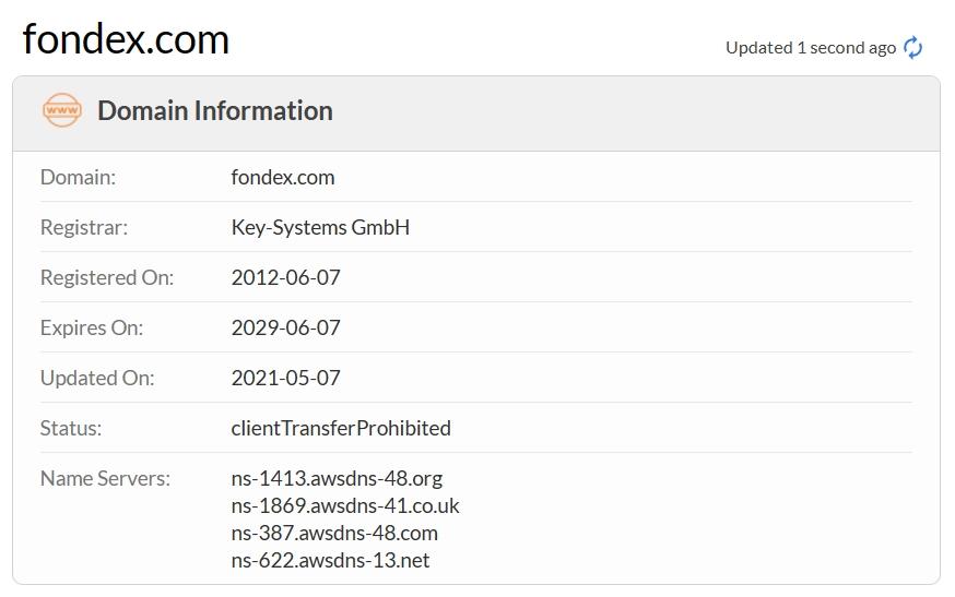 Whois.com域名年限数据