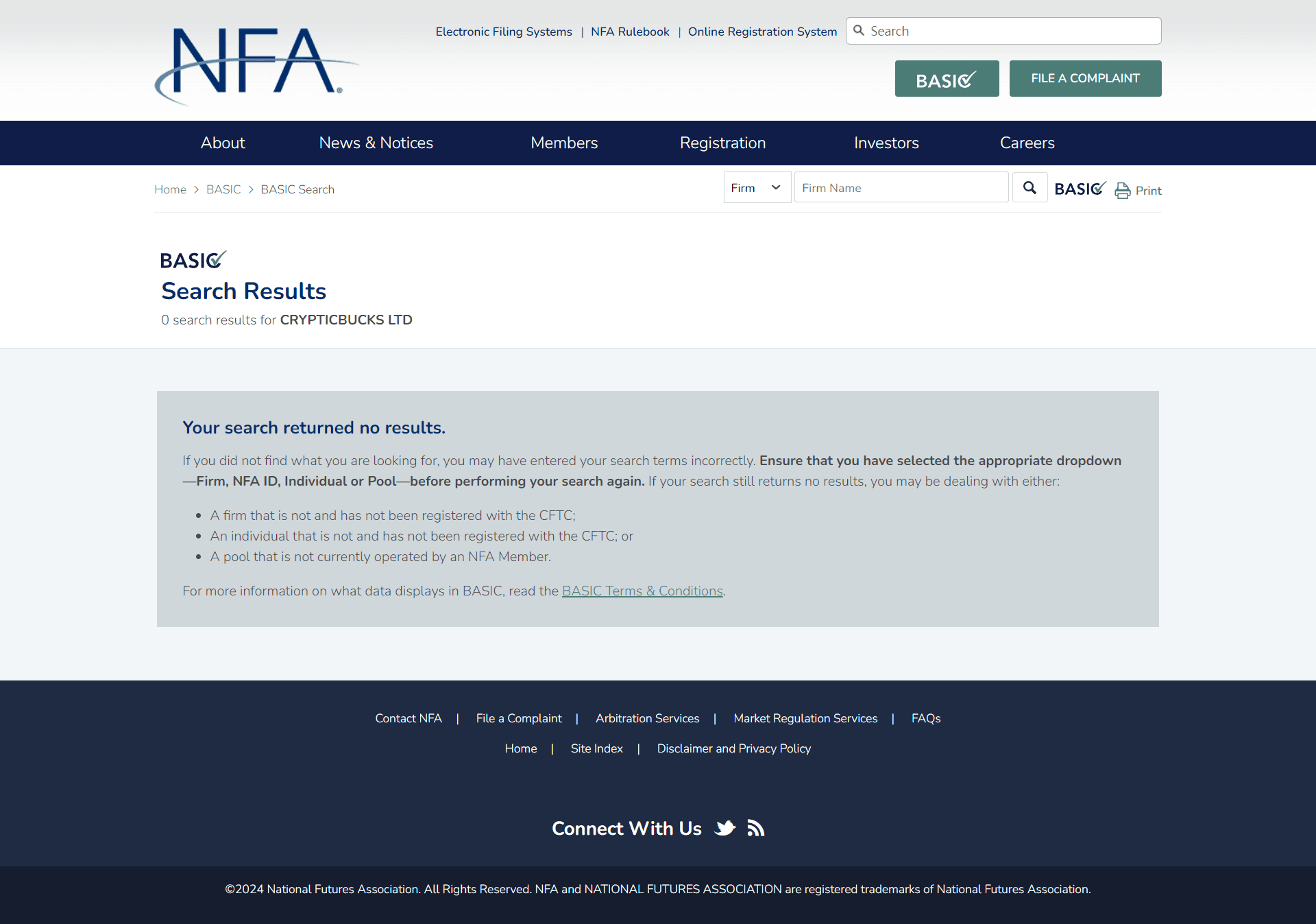 美国全国期货协会（NFA）