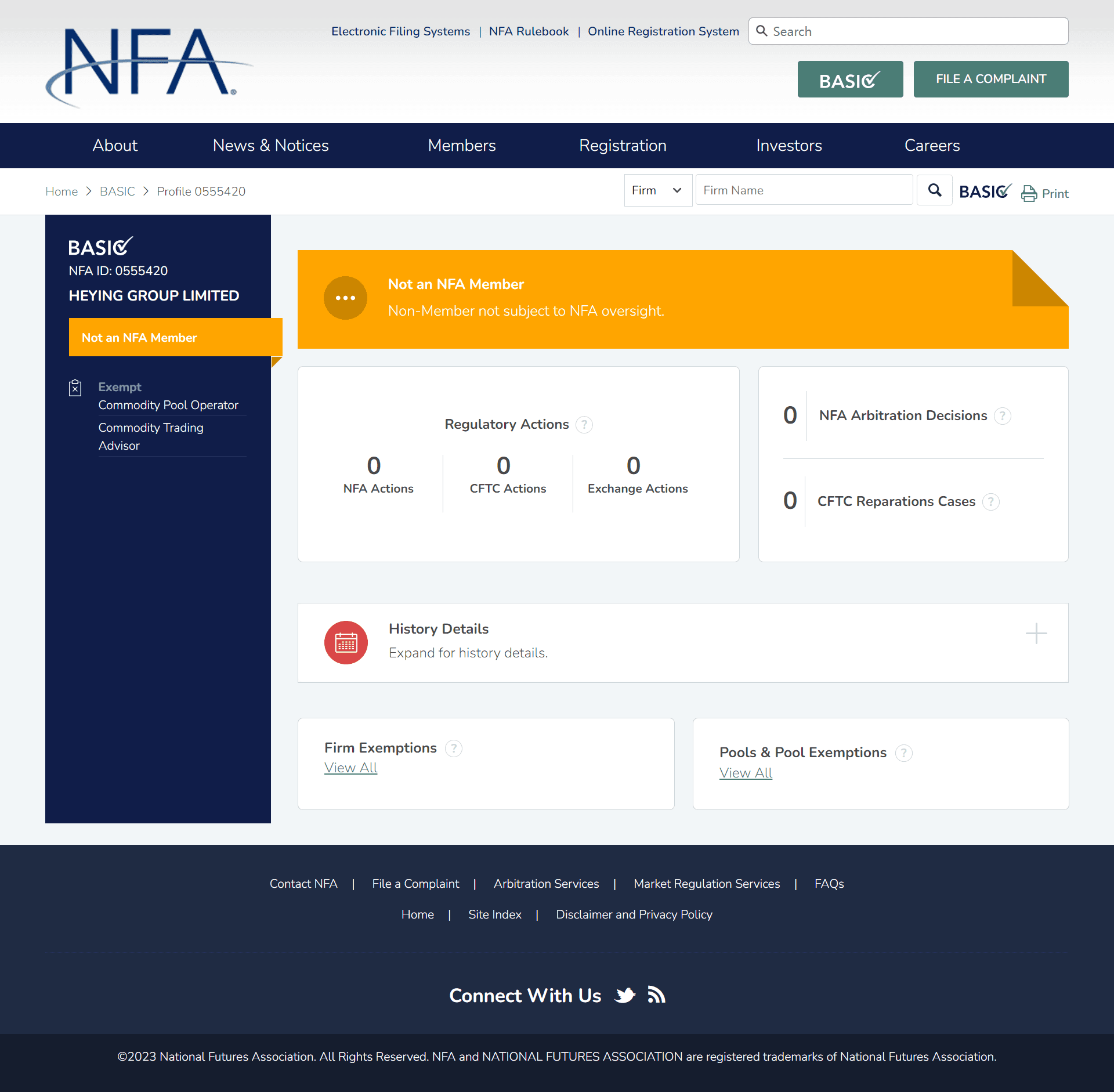 美国全国期货协会(NFA)