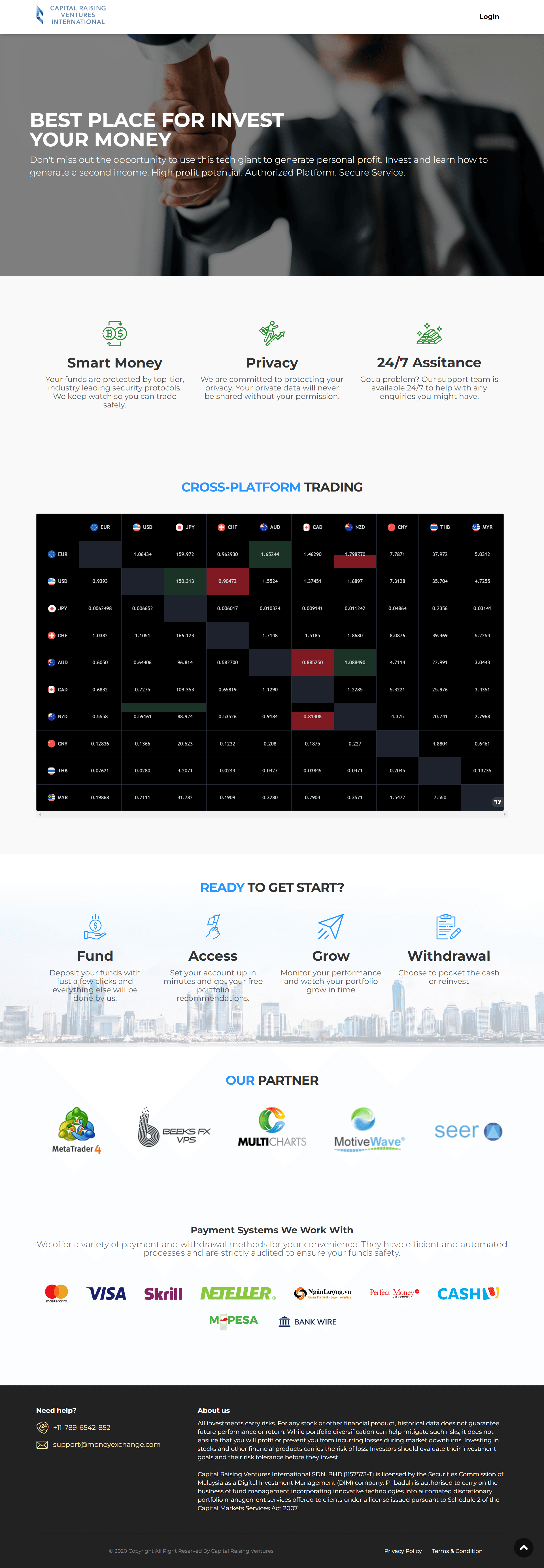 CAPITAL RAISING VENTURES INTERNATIONAL官网