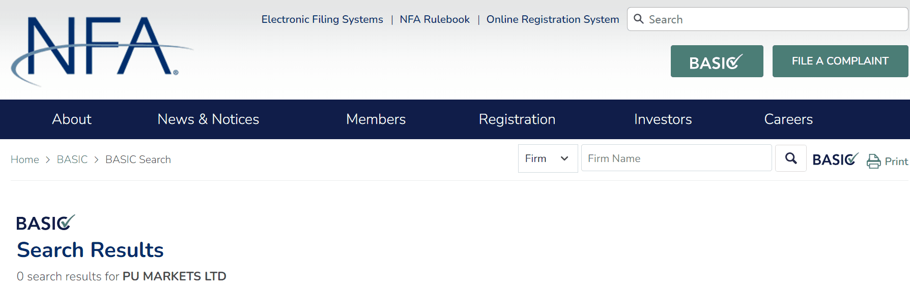 美国全国期货协会（NFA）