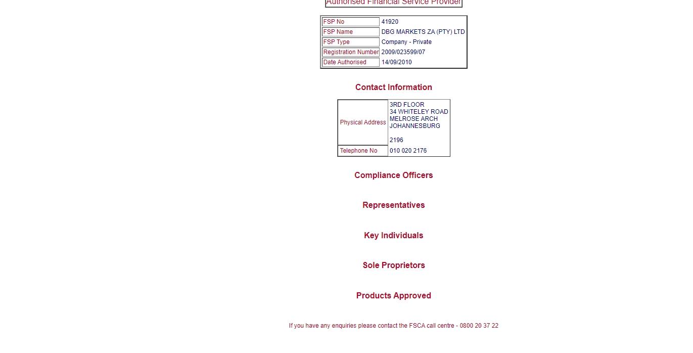 南非金融部门行为监管局(FSCA)监管查询