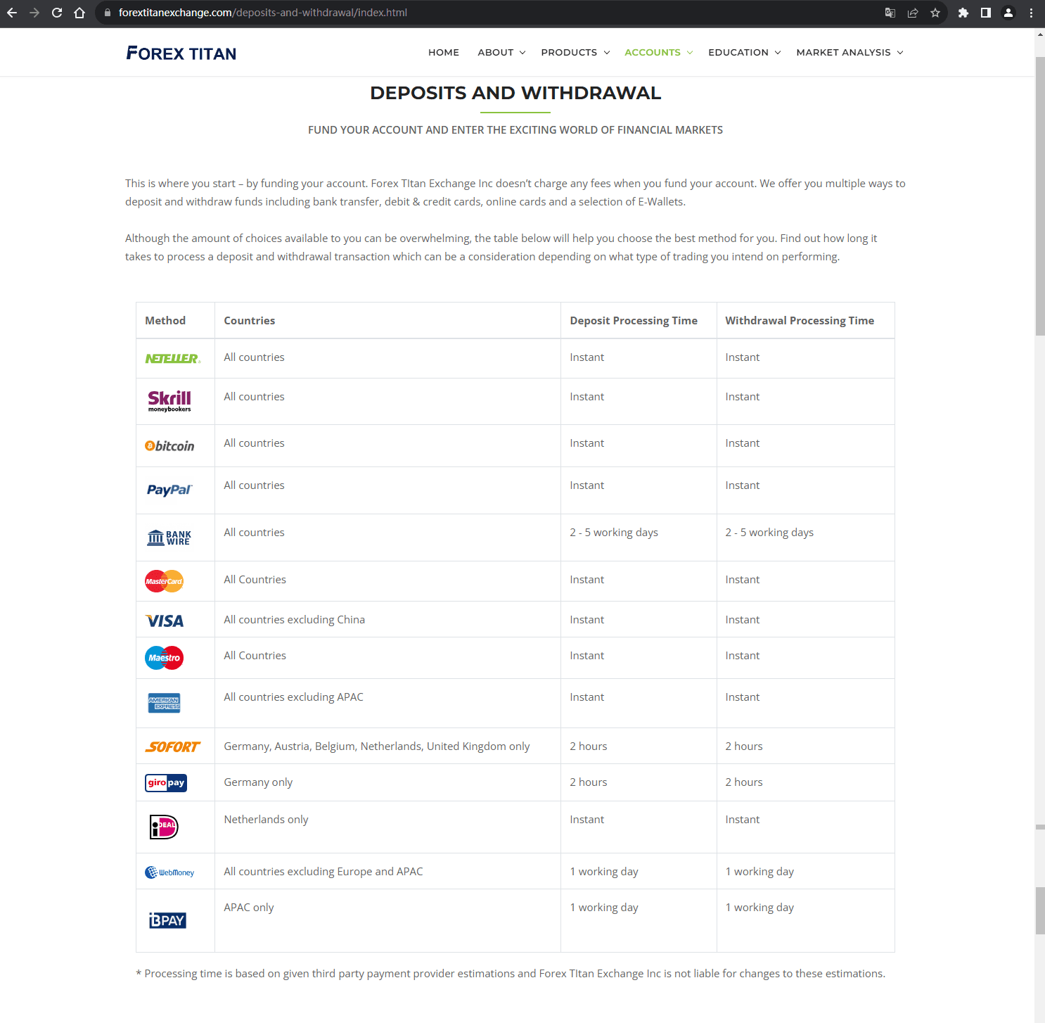 官网显示存取款信息