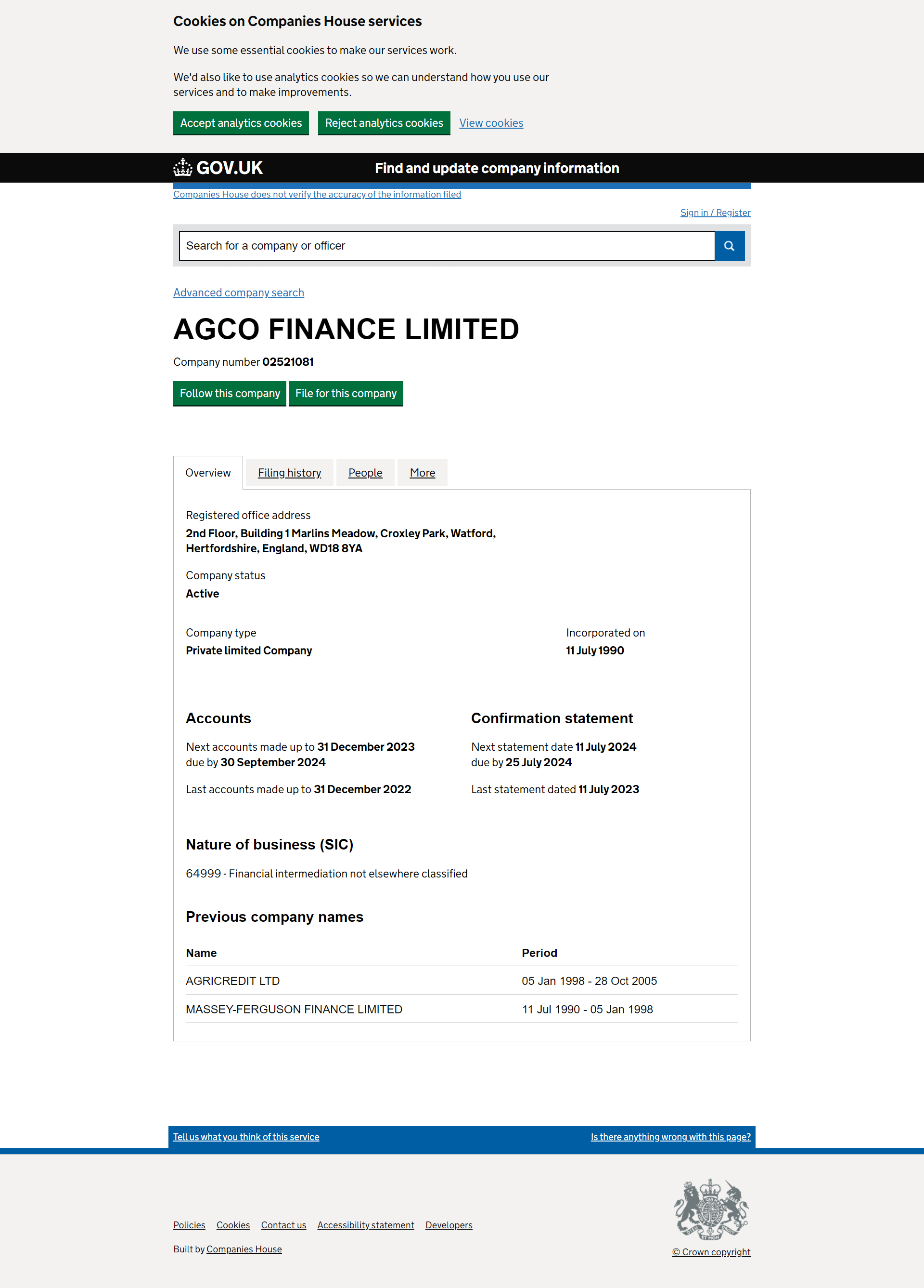 英国工商局（Companies House）