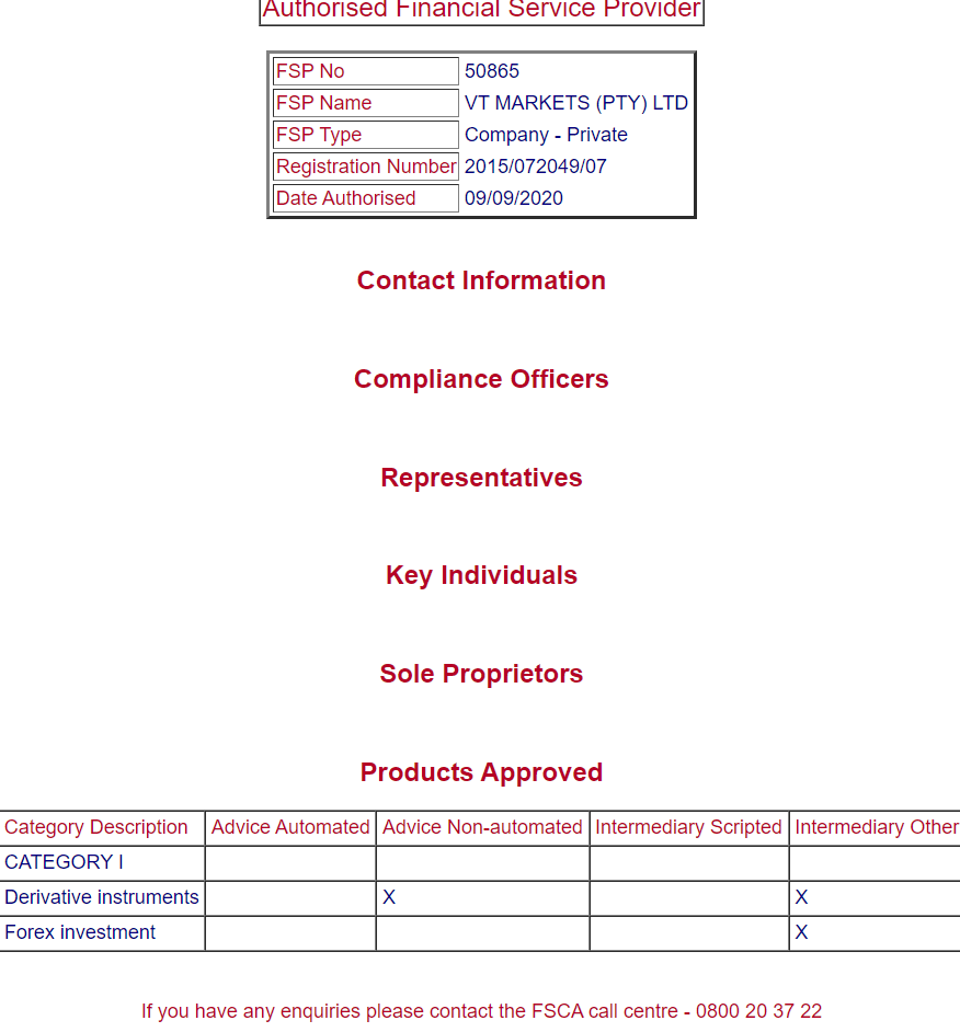 南非金融部门行为监管局(FSCA)