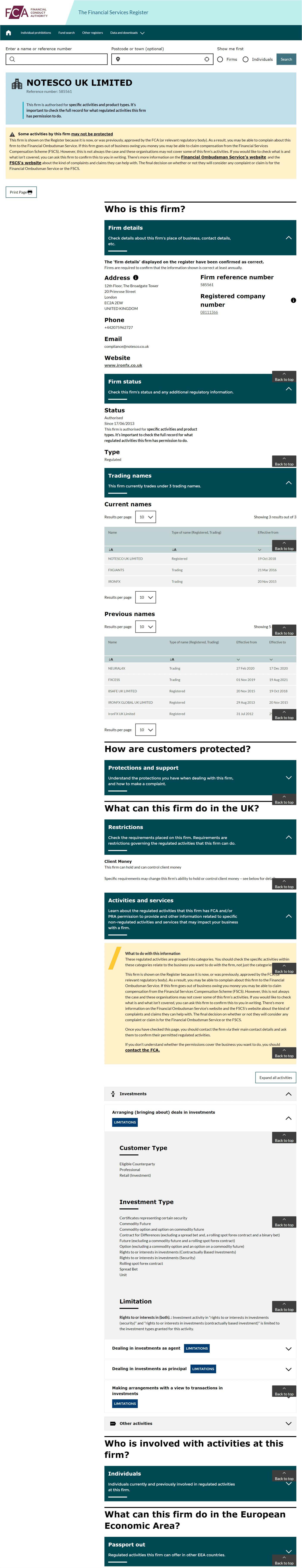 英国金融行为监管局（FCA）