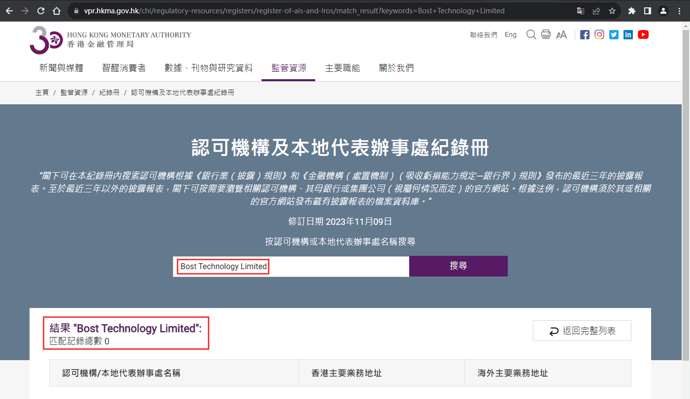 官网显示公司监管信息查询