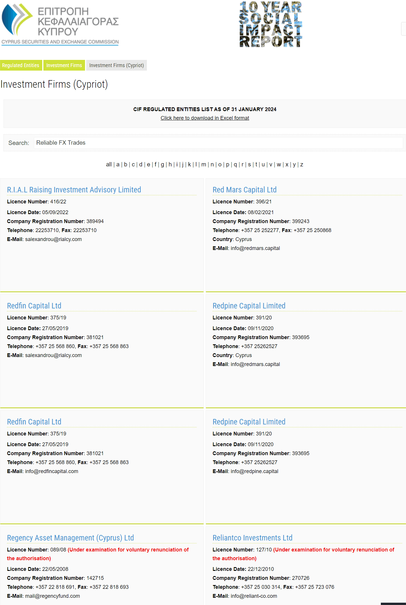 塞浦路斯证券交易委员会（CySEC）