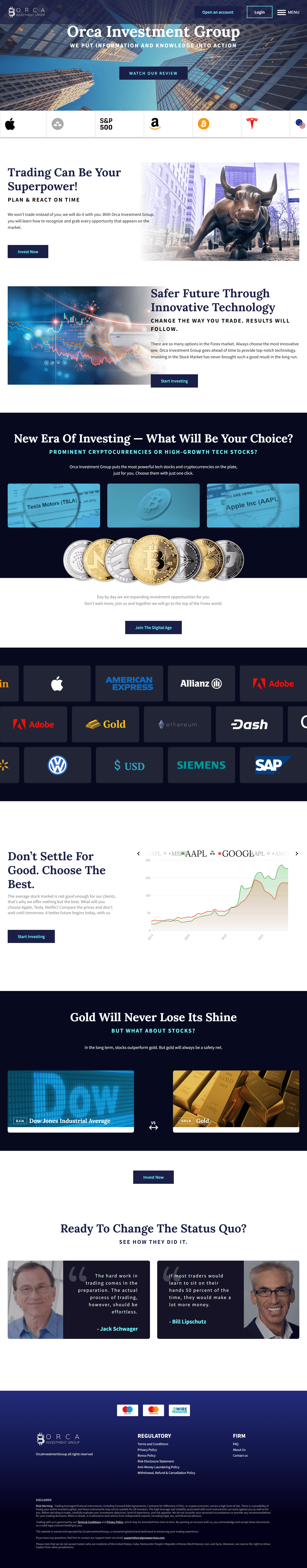 Orca Investment Group官网