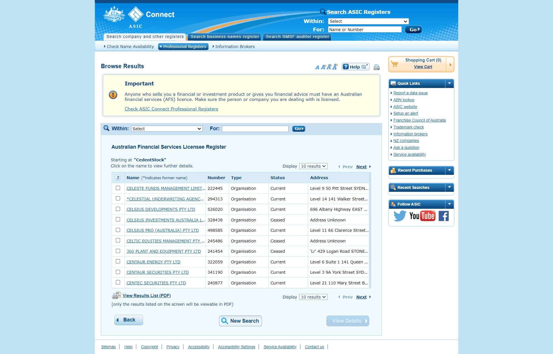 澳大利亚证券和投资委员会（ASIC）