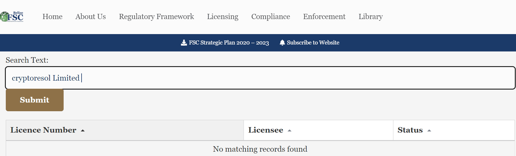 伯利兹金融服务委员会(FSC)