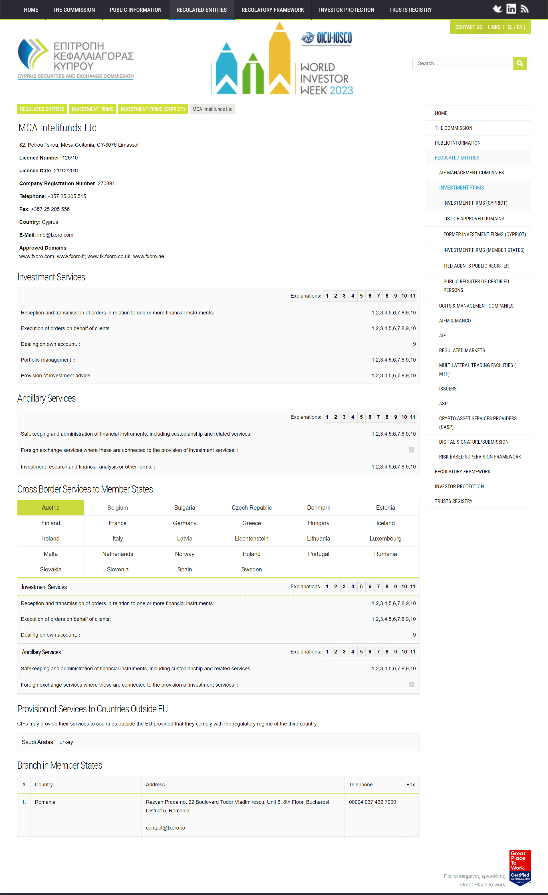 塞浦路斯证券交易委员会(CySEC)