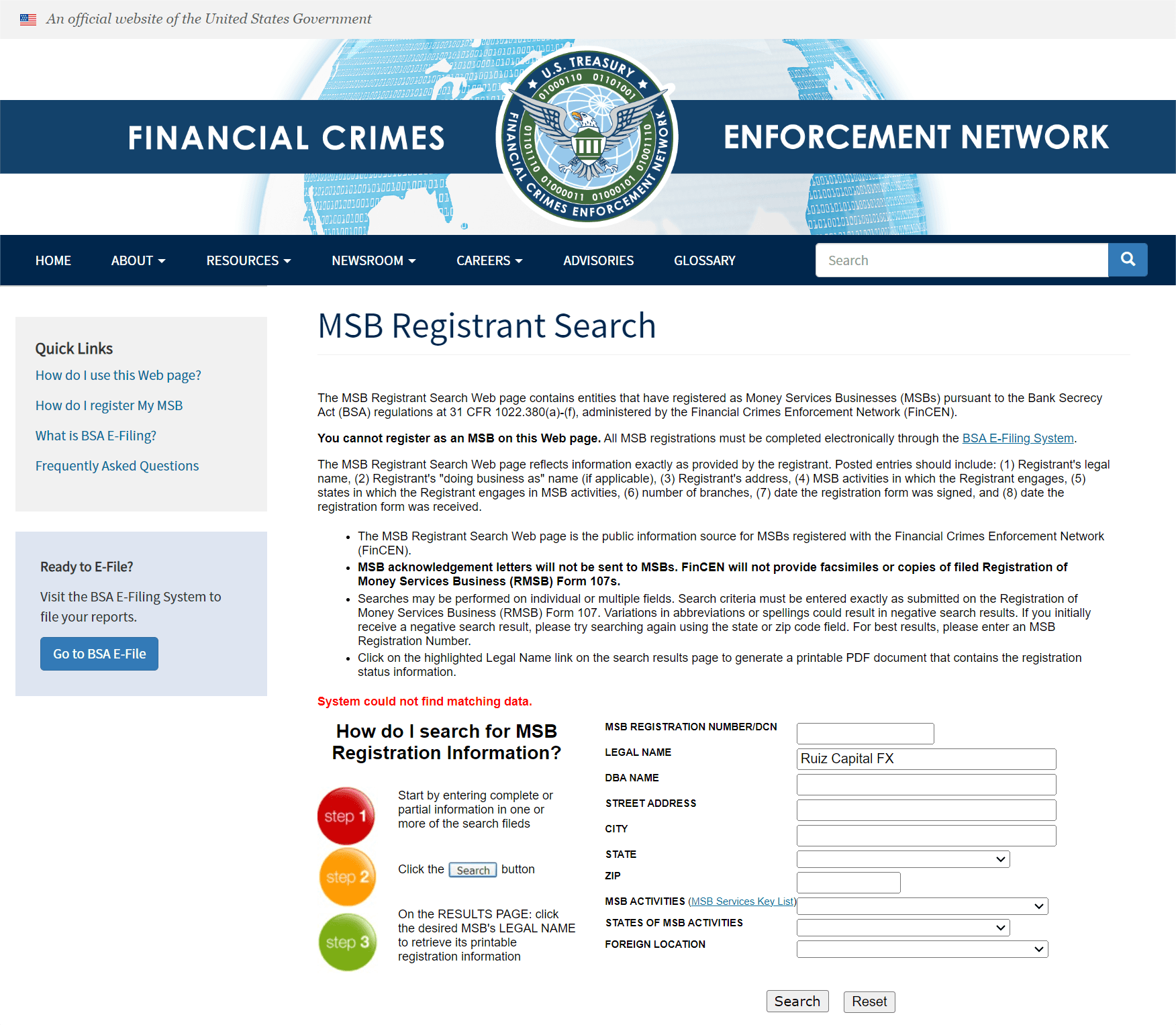 美国金融犯罪执法网络（FinCEN）